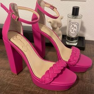 Hot pink Jessica Simpson high heel sandals